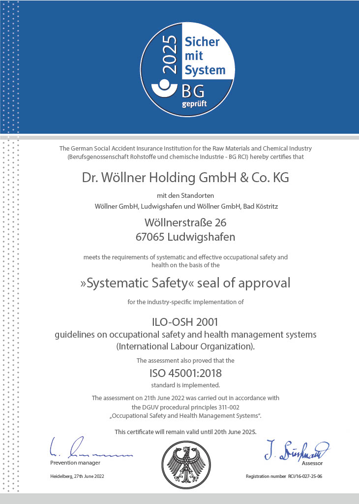 QM Zertifikat Wöllner  LU DE 2024